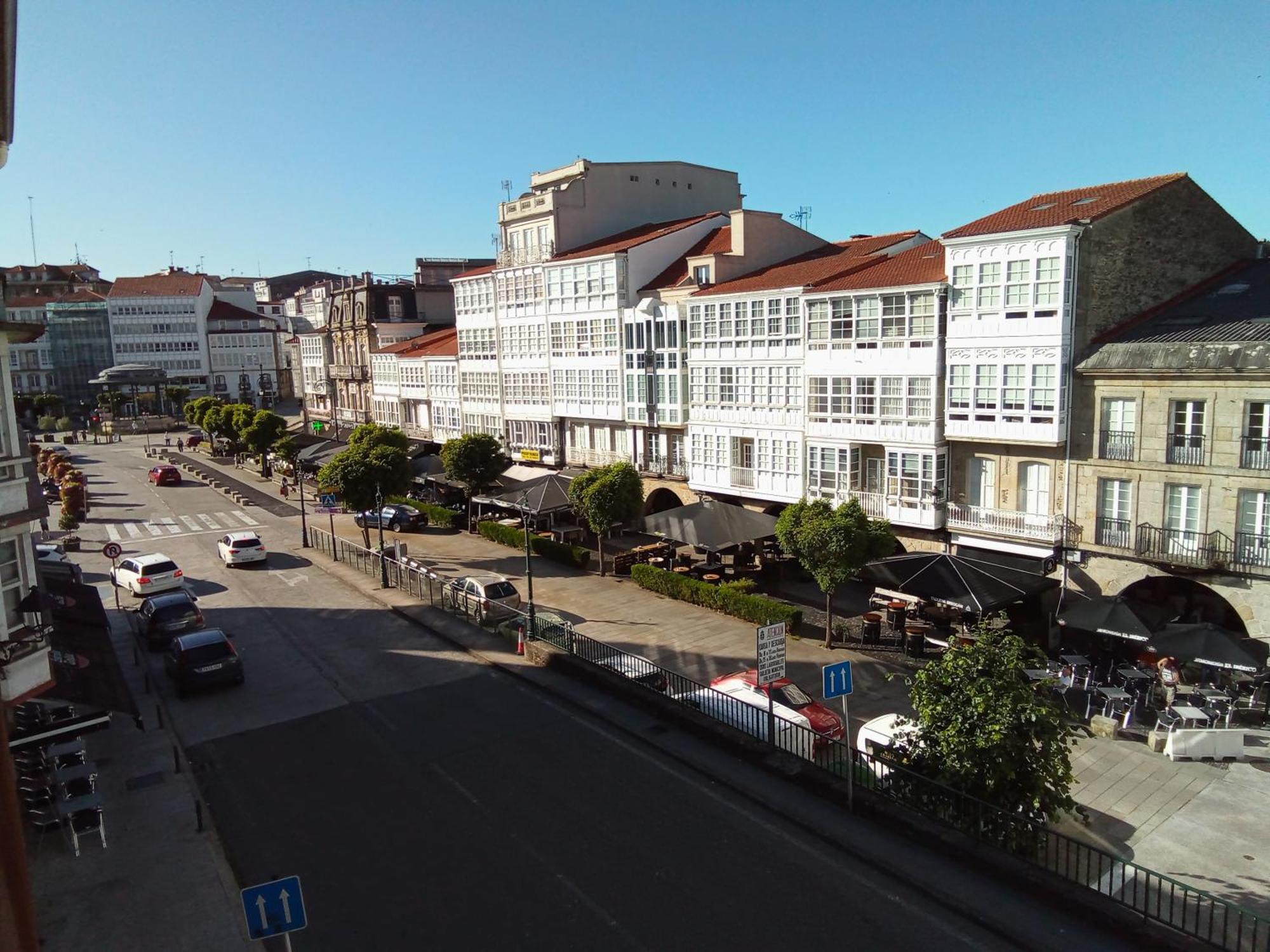 Pension La Plaza Betanzos Kültér fotó